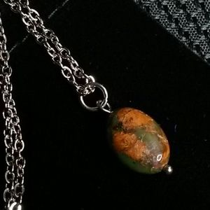 5/$25 Brown Green Opal Necklace